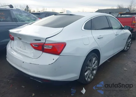 2016 Chevrolet Malibu Premier from USA, damaged, VIN 1G1ZH5SX1GF337624